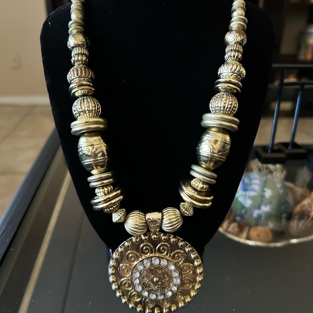 Gold Statement Necklace